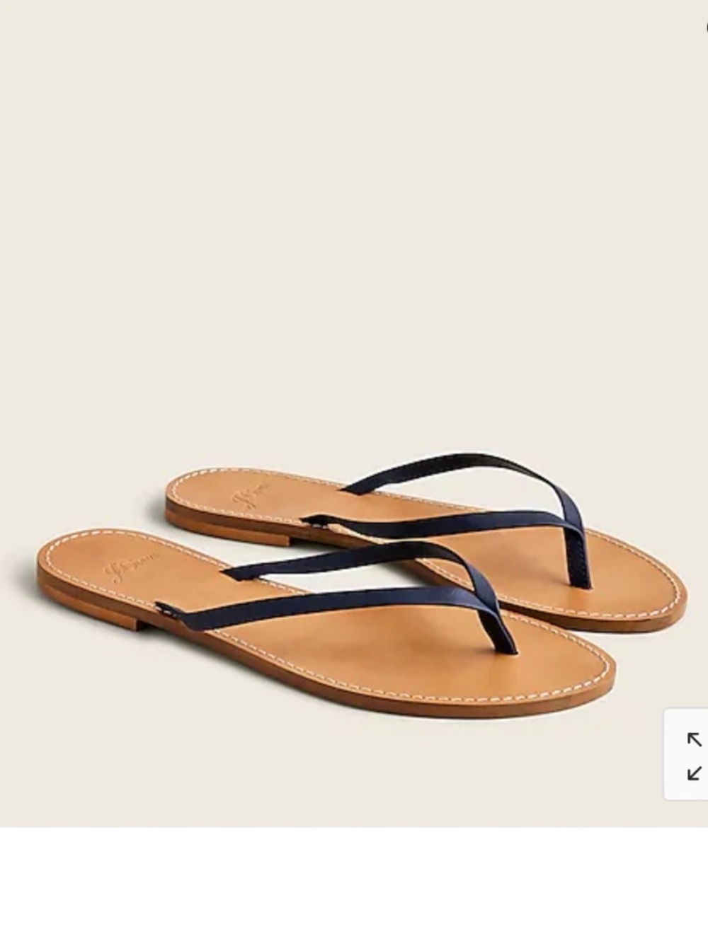 J crew Capri sandals in leather
Item AY149 Black